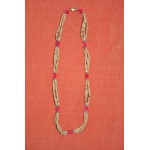 Neck Beads, Tulasi & Colourful ,1 Round , 3 strands Braided